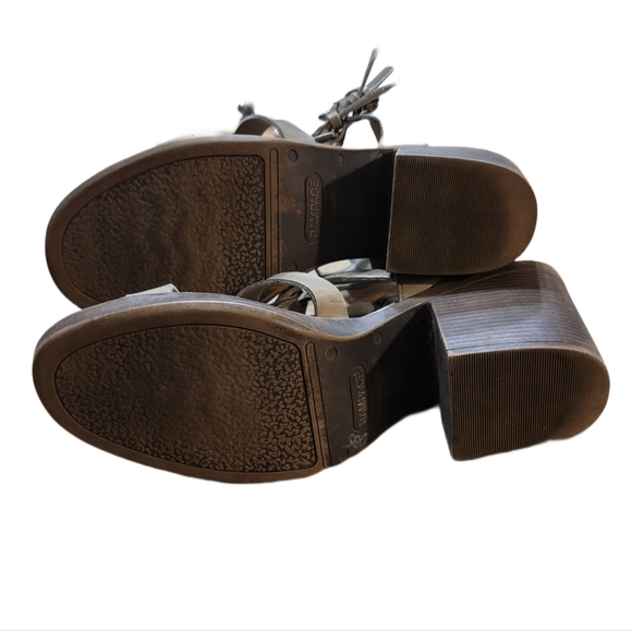 Rampage Gladiator Heeled Sandal Size 9.5 Muted Grey - Picture 8 of 8